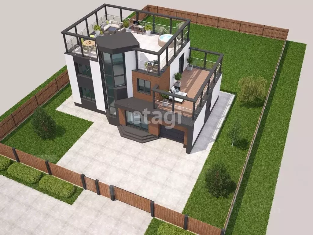 Дом в Хабаровский край, Хабаровск Голубичная ул., 12 (210 м) - Фото 1