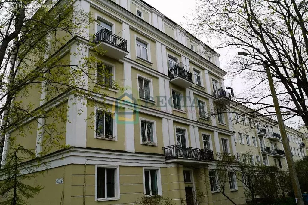 2-комнатная квартира: Пушкин, улица Глинки, 8 (43.9 м) - Фото 0