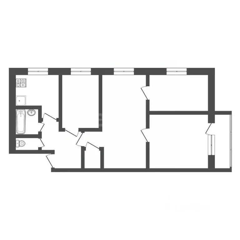 4-к кв. Тульская область, Тула ул. Демонстрации, 9 (60.3 м) - Фото 2