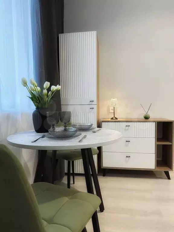 Апартаменты-студия, 25,4 м, 4/18 эт. - Фото 0