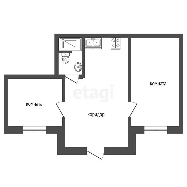 2-комнатная квартира: Ялта, улица Карла Либкнехта, 6Д (35 м) - Фото 0