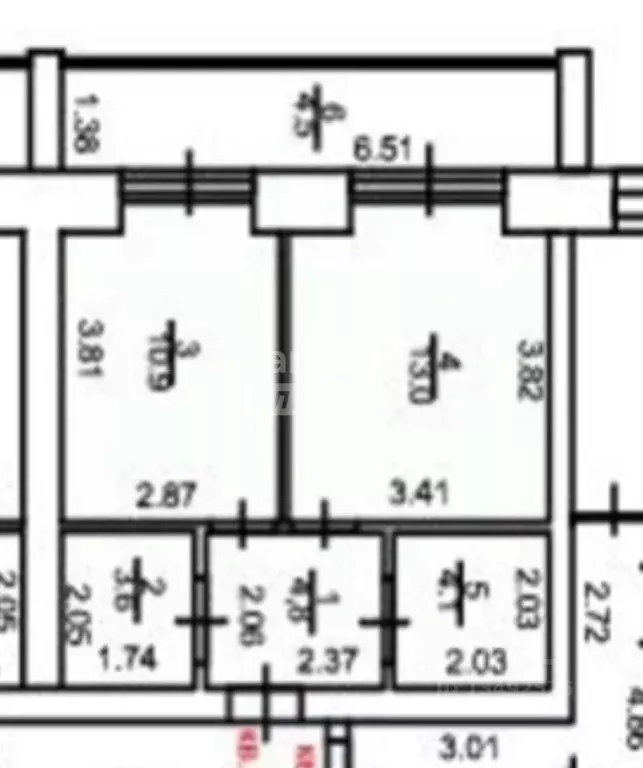 1-к кв. Марий Эл, Йошкар-Ола Сернурский тракт, 9 (45.0 м) - Фото 2