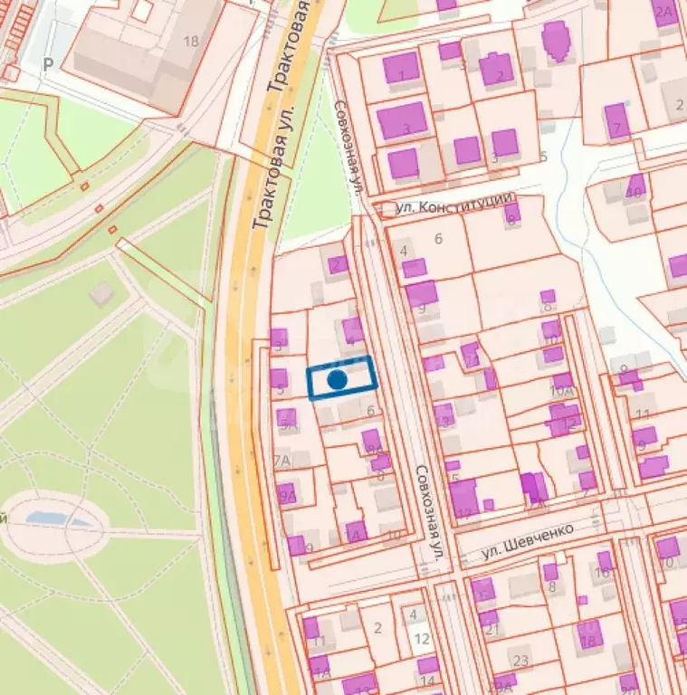 Участок в Тюменская область, Тюмень Совхозная ул., 6 (4.2 сот.) - Фото 2
