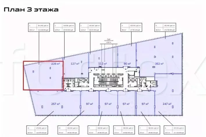 Офис в Москва ул. Василисы Кожиной, вл25/1 (228 м) - Фото 1