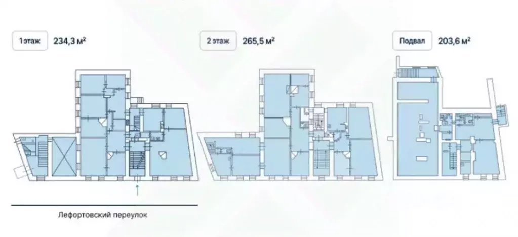 Помещение свободного назначения в Москва Лефортовский пер., 12/50С2 ... - Фото 2