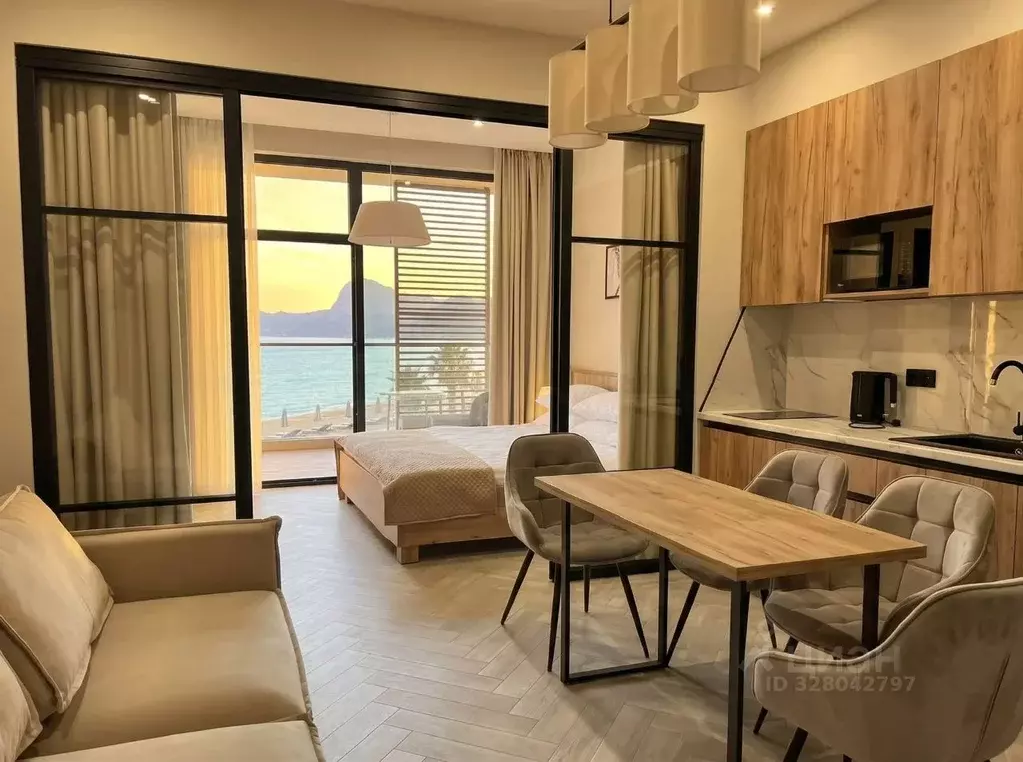 Студия Крым, Судак ул. Набережная, 75к11 (45.0 м) - Фото 1