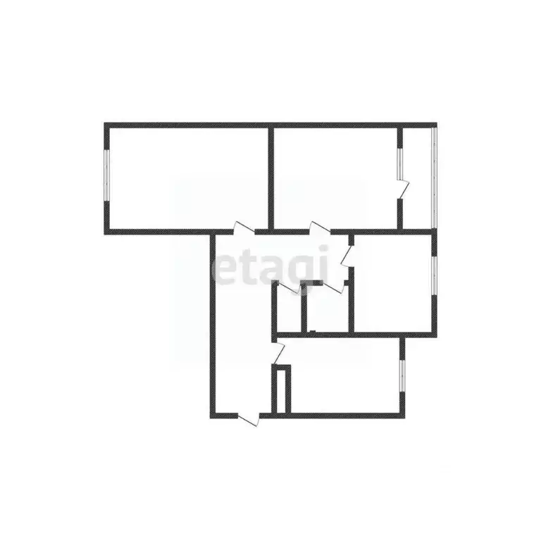 3-к кв. Курская область, Курск ул. Чехова, 6 (59.2 м) - Фото 1