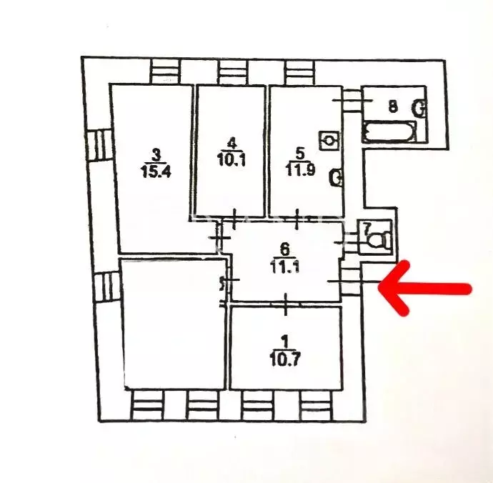 4-к кв. Москва ул. Машкова, 26С2 (83.0 м) - Фото 2