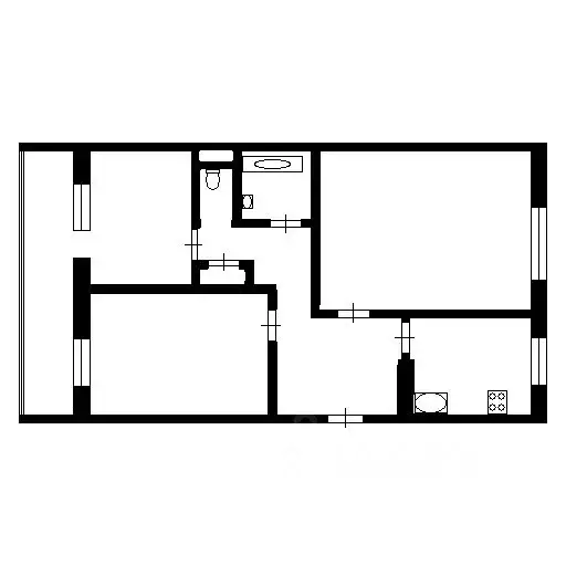 3-к кв. Иркутская область, Братск ул. Обручева, 27 (64.4 м) - Фото 2