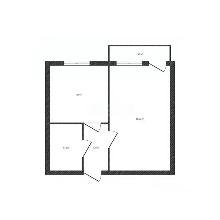 1-к кв. Брянская область, Брянск ул. Романа Брянского, 33 (32.2 м) - Фото 1