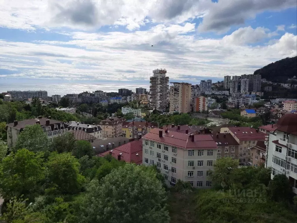 1-к кв. Краснодарский край, Сочи Мамайка мкр, ул. Плеханова, 83 (35.0 ... - Фото 1