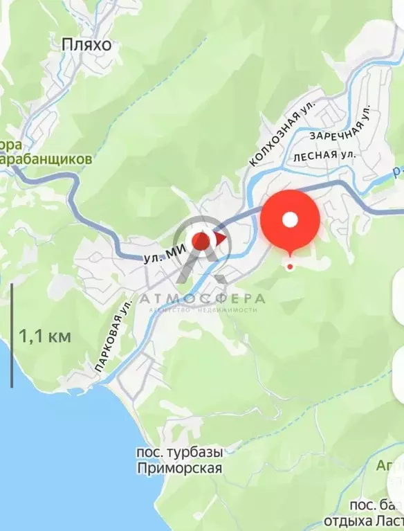 Участок в Краснодарский край, Туапсинский муниципальный округ, ... - Фото 1