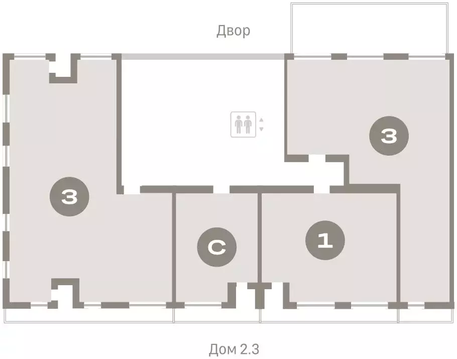 1-комнатная квартира: Санкт-Петербург, Василеостровский район, ЖК ... - Фото 2