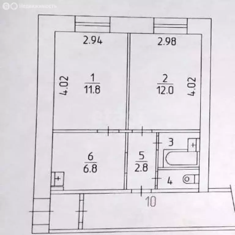 2-комнатная квартира: Пермь, Сысольская улица, 8 (37.4 м) - Фото 1