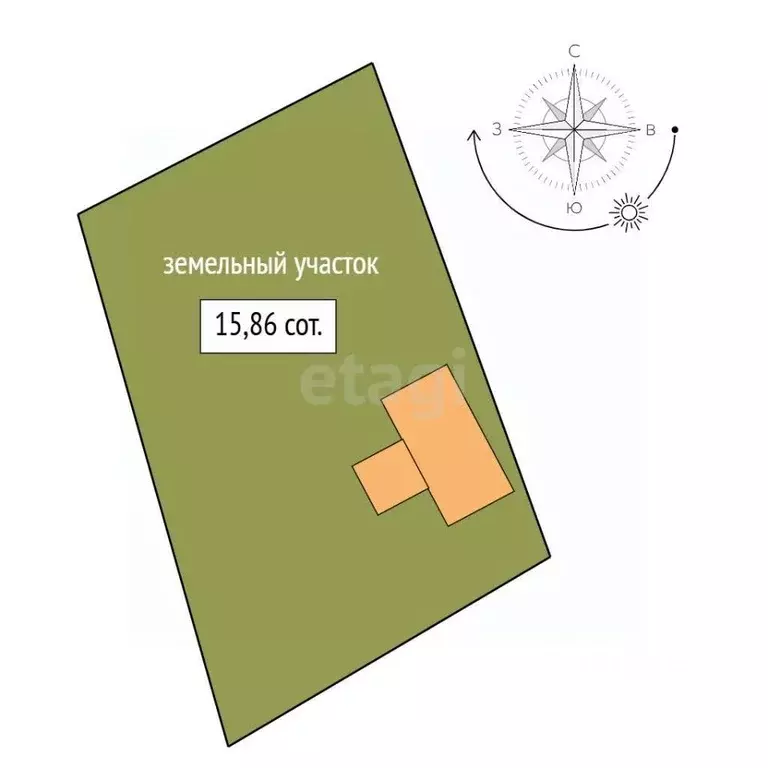 Участок в Челябинская область, Пласт Северный пер. (15.86 сот.) - Фото 1