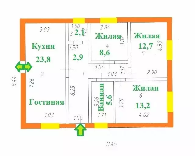 Дом в Орловская область, Орловский район, д. Малая Куликовка ул. ... - Фото 0