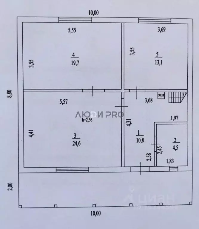 Дом в Башкортостан, Уфа Гранитный пер., 24 (163 м) - Фото 2