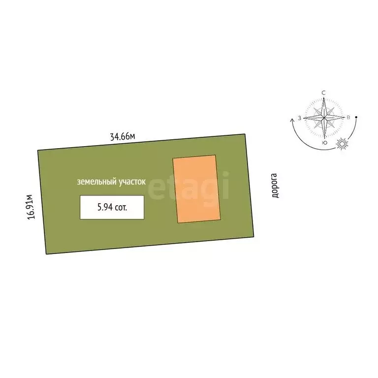 Дом в Лермонтов, Бирюзовая улица (163.8 м) - Фото 2
