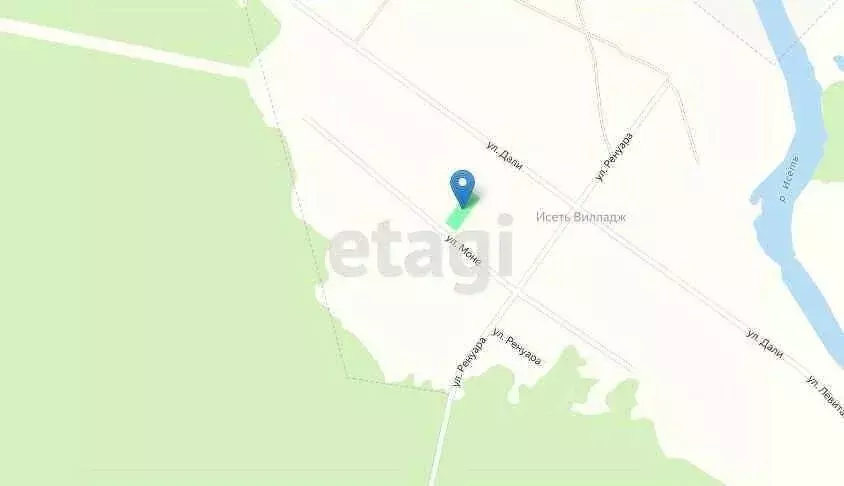 Участок в Свердловская область, Сысертский муниципальный округ, Исеть ... - Фото 2