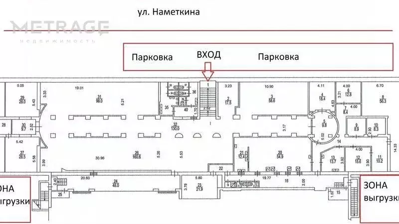 Помещение свободного назначения в Москва ул. Наметкина, 11 (960 м) - Фото 1