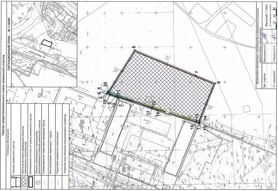 Участок в Курганская область, Курган просп. Конституции (91.48 сот.) - Фото 2