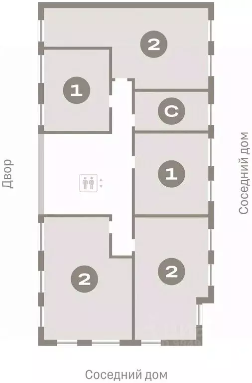 2-к кв. Новосибирская область, Новосибирский район, Краснообск рп, 3-й ... - Фото 1