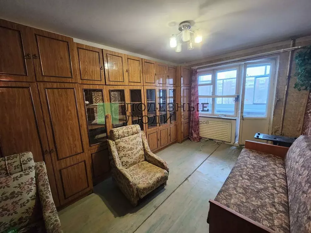 1-к кв. Курганская область, Курган Заозерный жилрайон, 2-й мкр, 22 ... - Фото 1