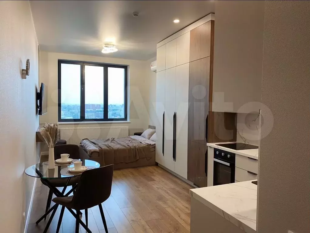 Квартира-студия, 25,5 м, 32/52 эт. - Фото 1