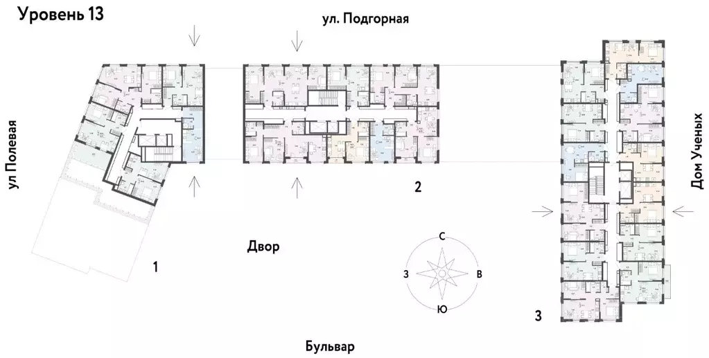 2-к кв. Тюменская область, Тюмень Подгорная ул., 73 (39.34 м) - Фото 1