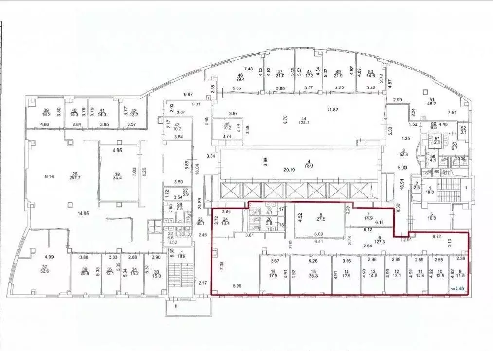 Помещение свободного назначения в Москва ул. Ивана Франко, 8 (465 м) - Фото 2