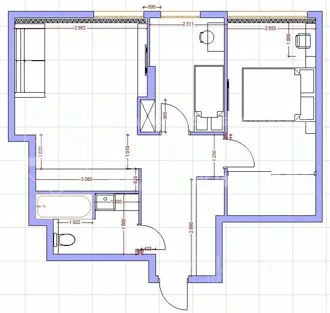 3-к кв. Кемеровская область, Кемерово ул. Дружбы, 28/2 (61.0 м) - Фото 1