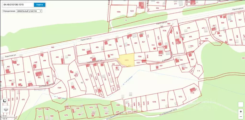 Участок в Саратовская область, Саратов проезд 3-й Ракитный (9.0 сот.) - Фото 1