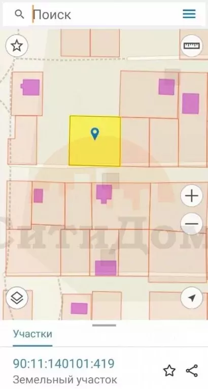 Участок в Крым, Сакский район, с. Митяево ул. Южная (18.47 сот.) - Фото 1