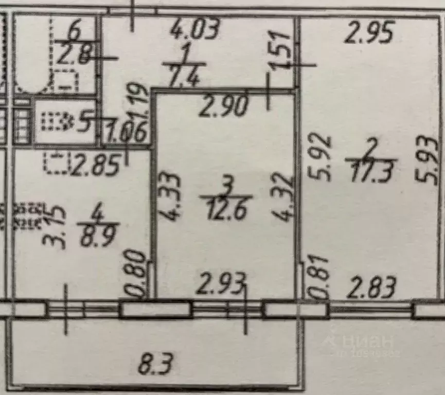 2-к кв. Санкт-Петербург, Санкт-Петербург, Петергоф ул. Парковая, 14к5 ... - Фото 2