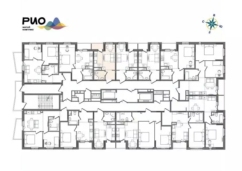 Студия Удмуртия, Ижевск Воткинский жилрайон, Рио жилой комплекс, 2 ... - Фото 2