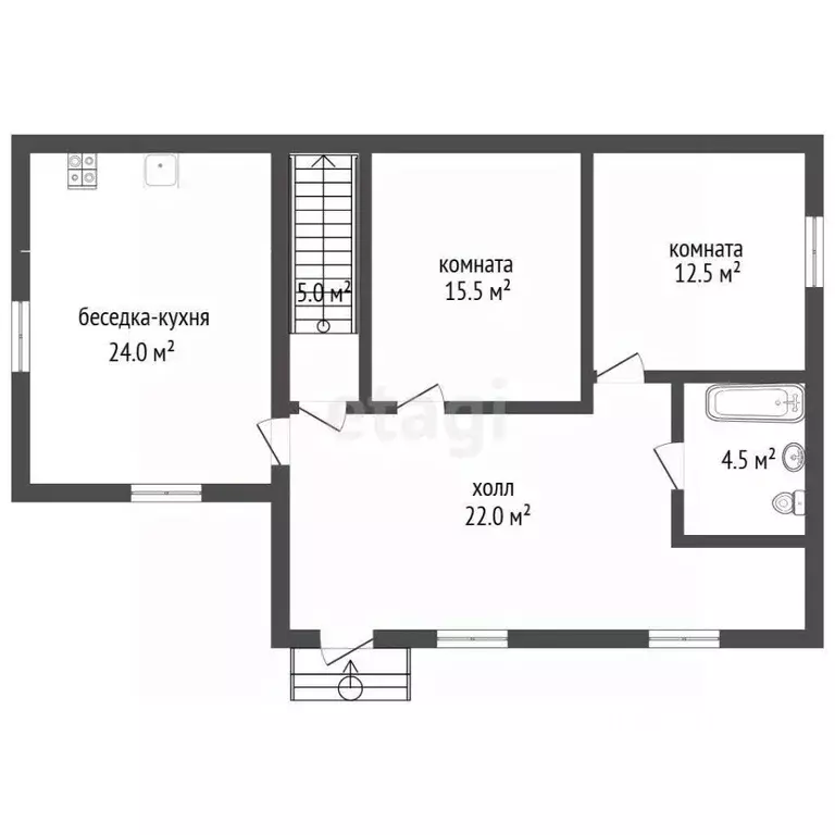 Дом в Москва Лесной Пейзаж-2 кп, ул. Куинджи, 145 (67 м) - Фото 2