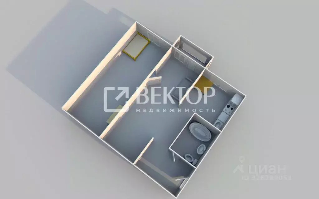 2-к кв. Ярославская область, Ярославль ул. Юности, 17 (44.0 м) - Фото 2