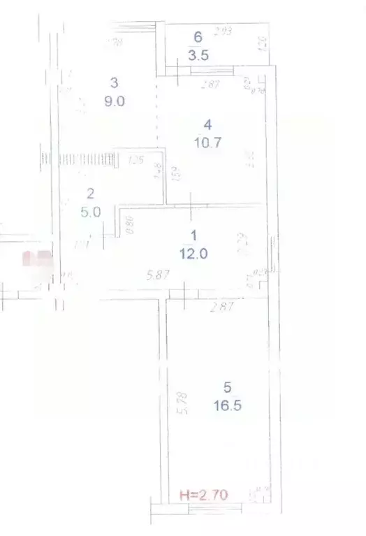 2-к кв. Краснодарский край, Анапа Рождественская ул., 57к2 (56.0 м) - Фото 2