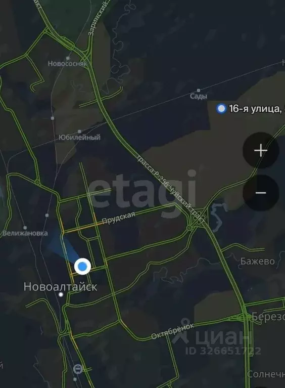 Участок в Алтайский край, Первомайский район, Надежда СНТ ул. 16-я, ... - Фото 2