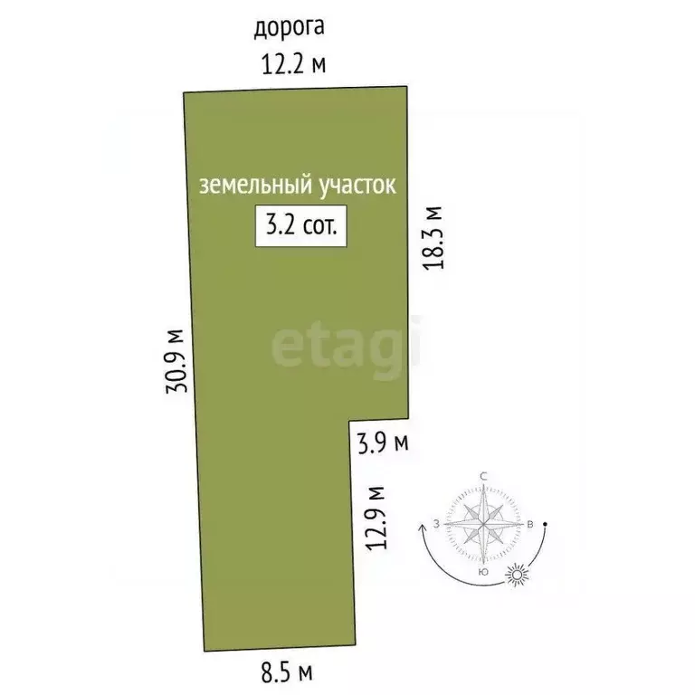 Участок в Омская область, Омск Городок Нефтяников мкр, ул. 50 лет ... - Фото 1