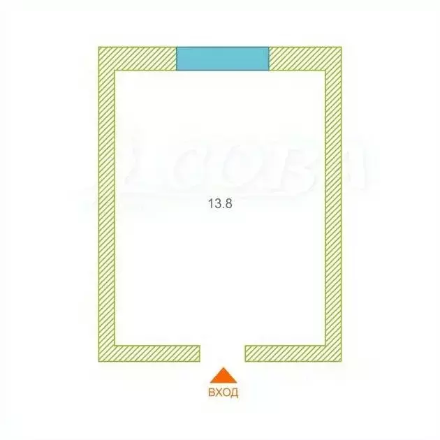 Комната Тюменская область, Тюмень Харьковская ул., 1 (12.9 м) - Фото 2