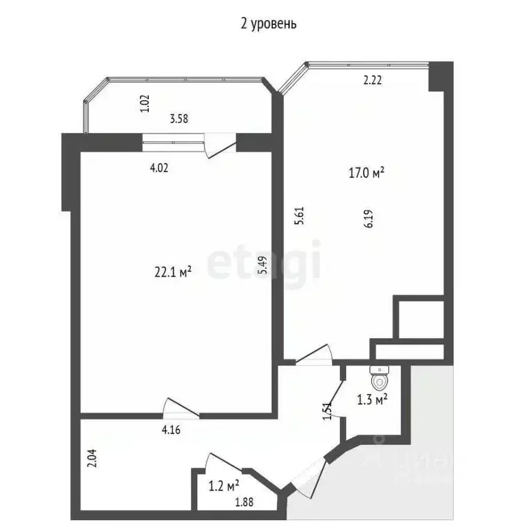 3-к кв. Смоленская область, Смоленск пер. 1-й Краснофлотский, 15Б ... - Фото 1