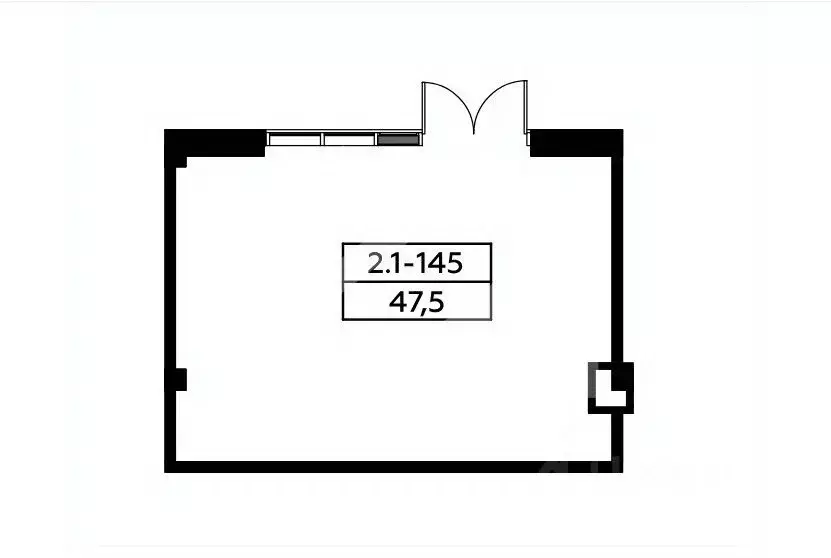 Помещение свободного назначения в Москва БК Прокшино тер., 2 (48 м) - Фото 2