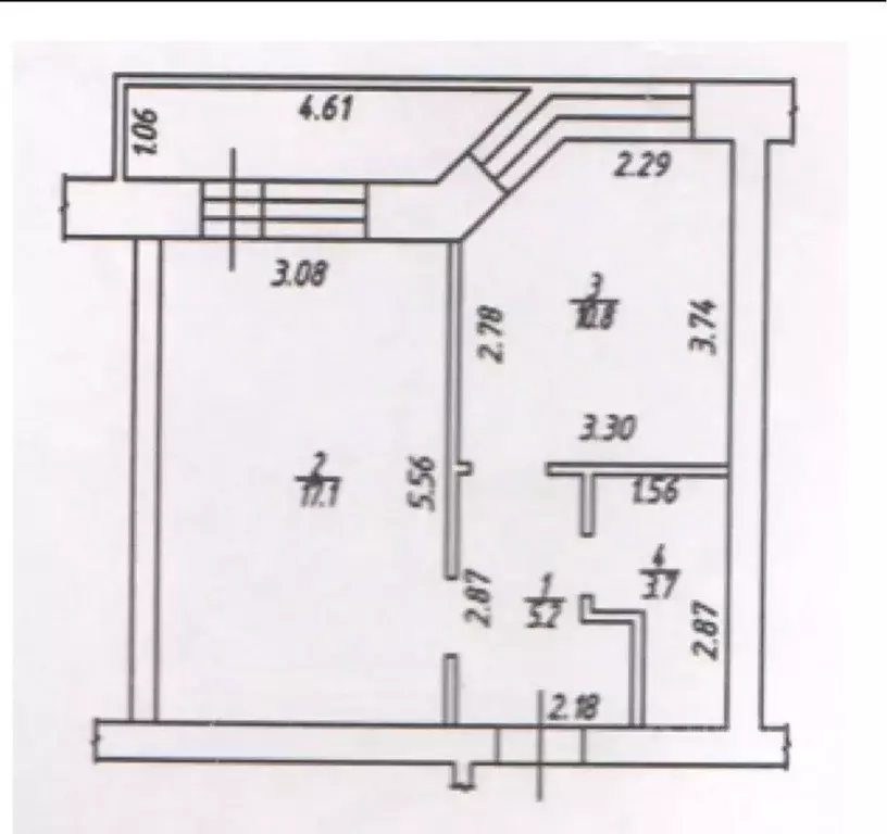 1-к кв. Тульская область, Щекино ул. Колоскова, 9 (37.0 м) - Фото 2