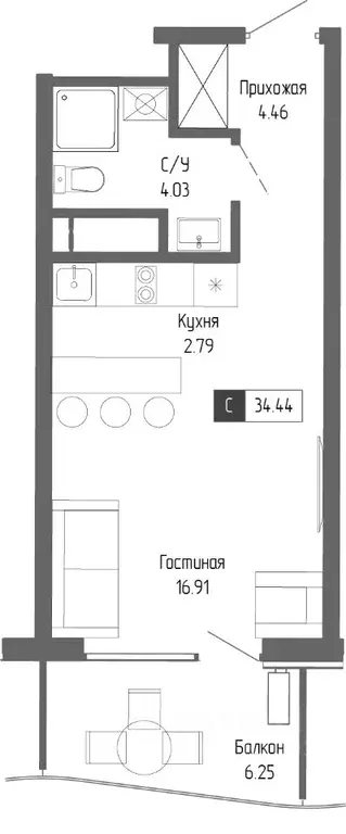 1-к кв. Крым, Алушта Профессорский Уголок мкр, Крымская Резиденция ... - Фото 0