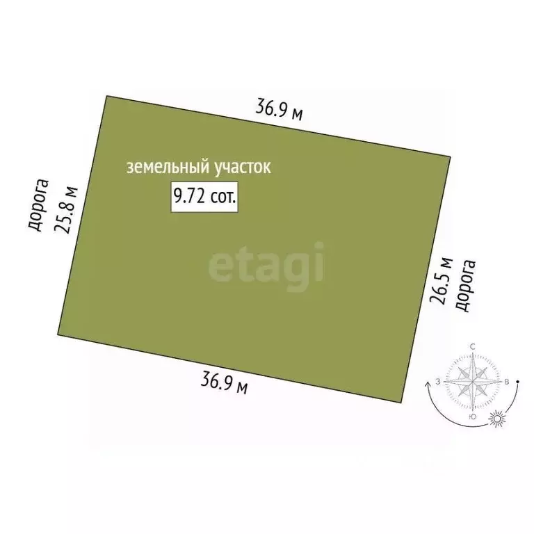 Участок в Челябинская область, Сосновский муниципальный округ, д. ... - Фото 2