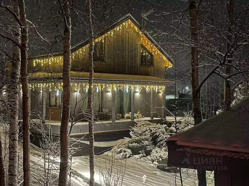 Коттедж в Ленинградская область, Всеволожский район, Лесколовское ... - Фото 1