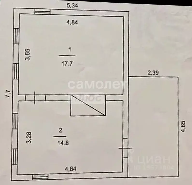 Дом в Томская область, Шегарское с/пос, с. Мельниково ул. Октябрьская, ... - Фото 2