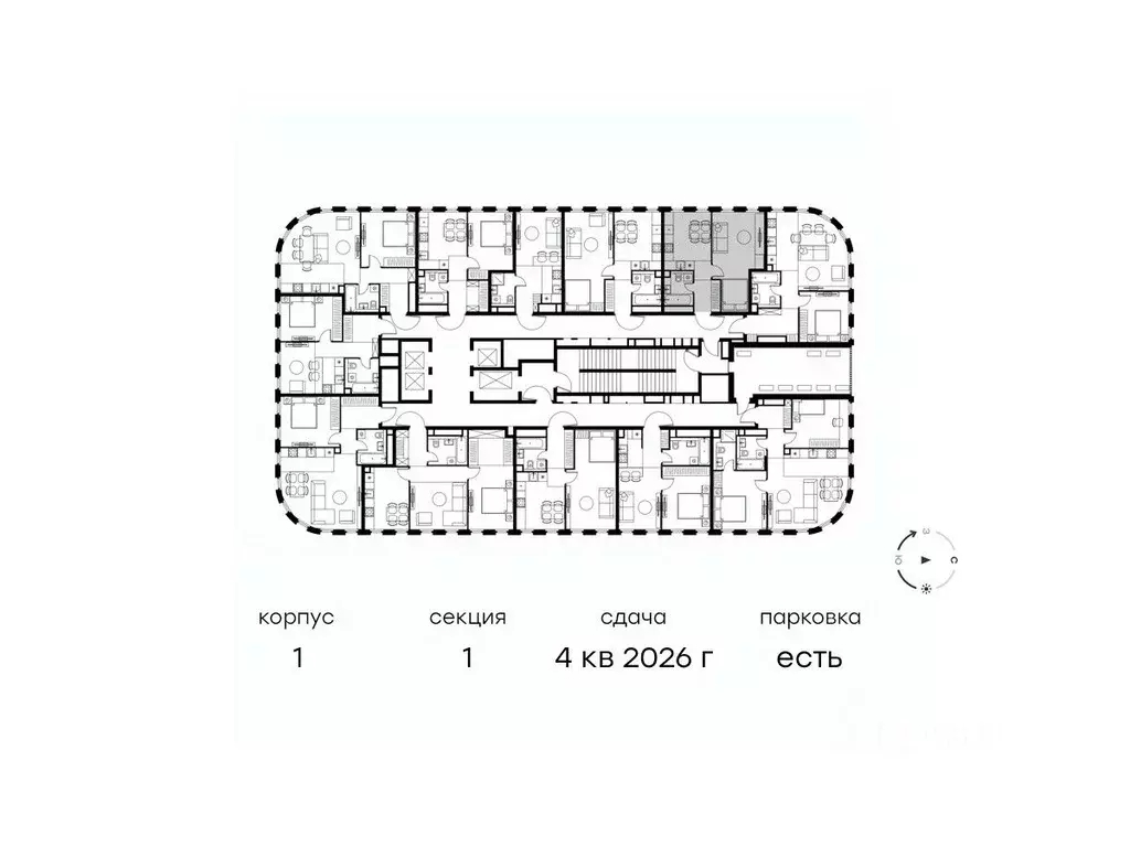 1-к кв. Москва Левел Нижегородская жилой комплекс, 1 (38.5 м) - Фото 1