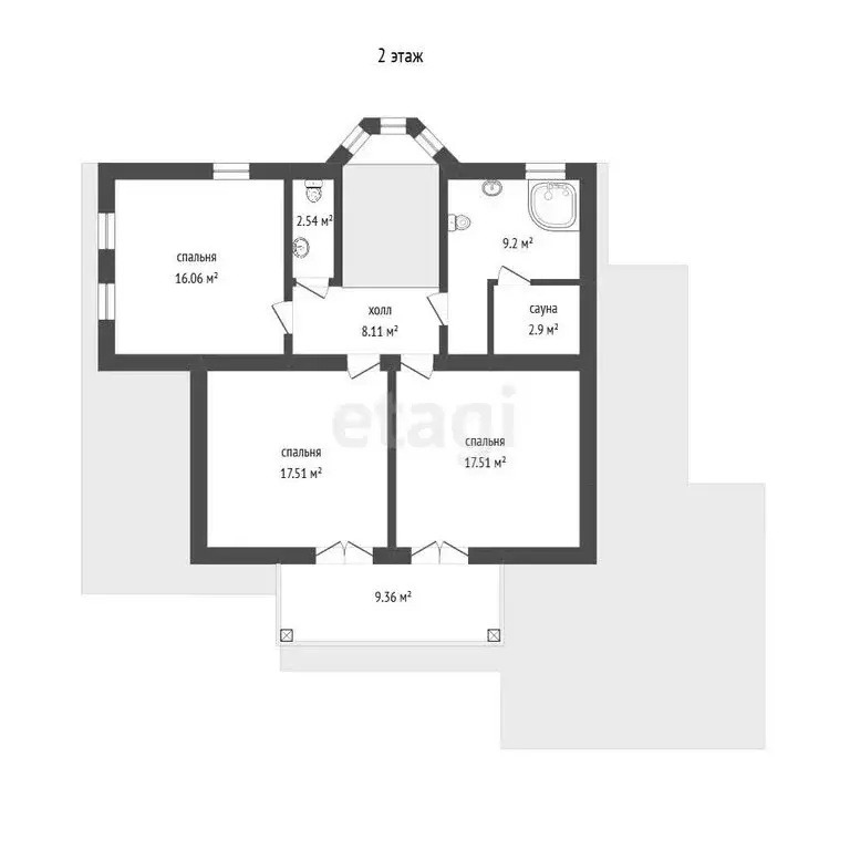 Дом в посёлок Светлый, Карымская улица (387.4 м) - Фото 2